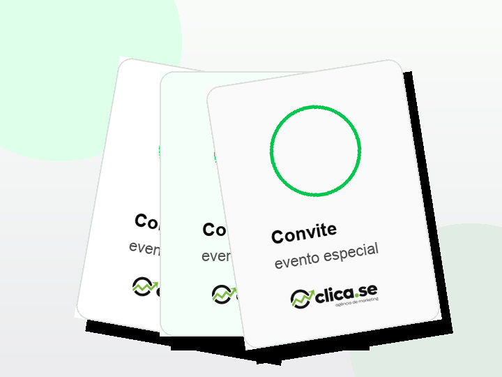 Mockup de convites personalizados impressos